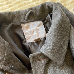 Eddie Bauer Charcoal Wool Jacket